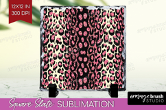 Animal Print Slate PNG - Animal Skin Square Slate Product Image 1