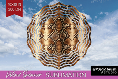 Animal Print Wind Spinner Sublimation PNG - Animal Skin Product Image 1