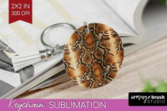 Animal Print Keychain PNG - Animal Skin Keychain Sublimation Product Image 1