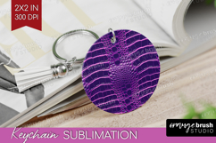 Animal Print Keychain PNG - Animal Skin Keychain Sublimation Product Image 1