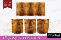 Animal Print Mug Wrap - Animal Skin Mug PNG Sublimation Product Image 1