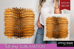 Animal Print Tote Bag - Animal Skin Tote Bag PNG Sublimation Product Image 1