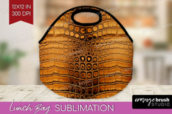 Animal Print Lunch Bag - Animal Skin Lunch Bug PNG Product Image 1