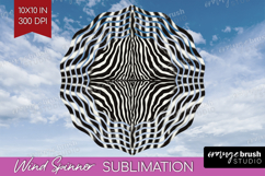 Animal Print Wind Spinner Sublimation PNG - Animal Skin Product Image 1