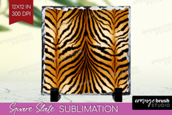 Animal Print Slate PNG - Animal Skin Square Slate Product Image 1