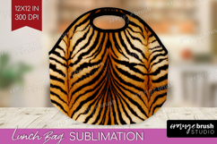 Animal Print Lunch Bag - Animal Skin Lunch Bug PNG Product Image 1