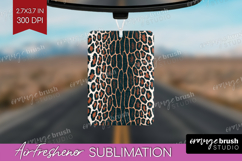 Animal Print Air Freshener PNG - Animal Skin PNG Sublimation Product Image 1