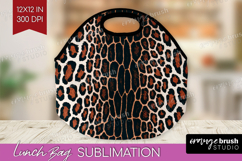Animal Print Lunch Bag - Animal Skin Lunch Bug PNG Product Image 1