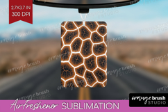 Animal Print Air Freshener PNG - Animal Skin PNG Sublimation Product Image 1