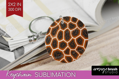 Animal Print Keychain PNG - Animal Skin Keychain Sublimation Product Image 1