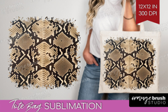 Animal Print Tote Bag - Animal Skin Tote Bag PNG Sublimation Product Image 1