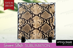 Animal Print Slate PNG - Animal Skin Square Slate Product Image 1