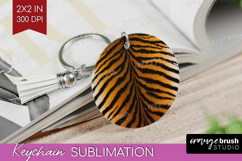 Animal Print Keychain PNG - Animal Skin Keychain Sublimation Product Image 1