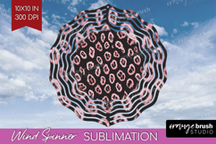 Animal Print Wind Spinner Sublimation PNG - Animal Skin Product Image 1