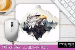 Wild Animals Mouse Pad, Mountain Mousepad Sublimation Product Image 1