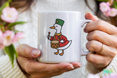 Goose Funny Christmas SVG PNG Product Image 4