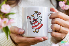 Goose Funny Christmas SVG PNG Product Image 4