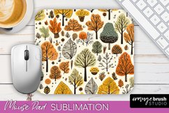 Fall Mouse Pad Designs - Autumn Forest Mousepad Sublimation Product Image 1