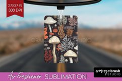 Autumn Forest Air Freshener PNG - Fall PNG Sublimation Product Image 1