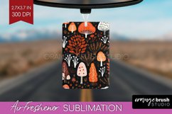 Autumn Forest Air Freshener PNG - Fall PNG Sublimation Product Image 1