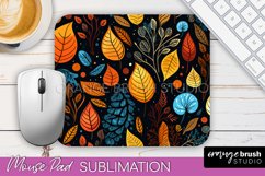 Fall Mouse Pad Designs - Autumn Forest Mousepad Sublimation Product Image 1