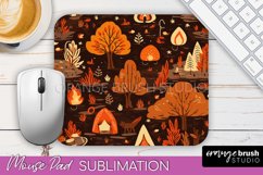 Fall Mouse Pad Designs - Autumn Forest Mousepad Sublimation Product Image 1