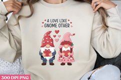 A love like gnome other PNG, Cozy Valentine Sublimation PNG Product Image 3