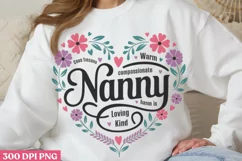 Nanny PNG, Mothers Day Sublimation PNG Product Image 2
