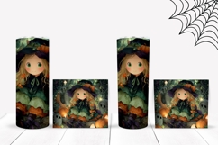 Halloween Witch Tumbler, Kawaii Witch Sublimation Product Image 2