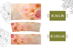 Pastel Flowers Tumbler Design, Cute Flowers 40 Oz Tumbler Product Image 2