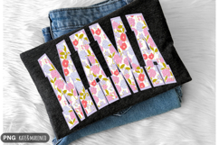 Floral Mama PNG | Mom Preppy PNG | Spring Mama PNG Product Image 1