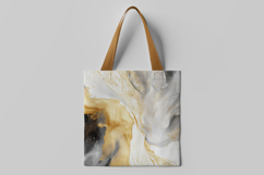 Gold White Marble Digital Paper Product Image 3