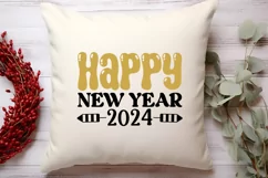 Happy new year 2024 SVG, Happy New Year SVG Product Image 2