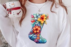 Beautiful Christmas Watercolor Clipart, Beautiful Christmas Product Image 2