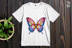 Colorful Butterfly Wings Clipart Sublimation PNG Product Image 2
