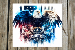 Patriotic USA veteran | american Skinny Tumbler Designs PL Product Image 2