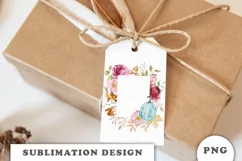 Watercolor Autumn Pumpkins frame png Product Image 2