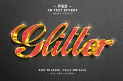 5 pack 3d glitter colors text style effect vol.4 Product Image 5