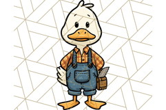 Goose Occupation Clipart PNG, Cute Job-Themed Graphics Product Image 2