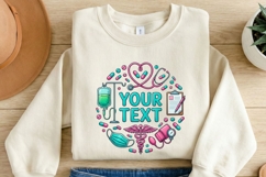 Personalized Nurse Sublimation Design Product Image 2