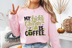 My Lucky Charm is Coffee Svg Design Product Image 3