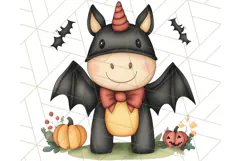 Halloween Animal Costumes PNG, Cute Spooky Animals Clipart Product Image 2