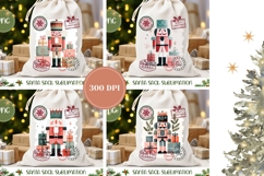 Christmas Nutcracker Santa Sack, Christmas Santa Sack Design Product Image 2