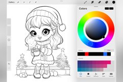 100 Procreate Chibi Christmas Stamp Brushes Product Image 5