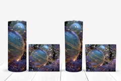 Abstract Tumbler Wrap, Cosmic Tumbler Template Product Image 2