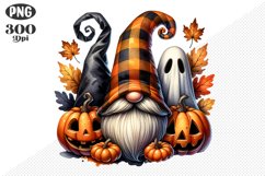 Halloween Gnomes Sublimation - Clipart PNG Design Product Image 1