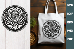 Celtic art SVG, Engraved Laser Cutting board SVG Product Image 2