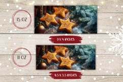 Christmas Cookies Mug Template, Winter Coffee Mug Wrap Product Image 2
