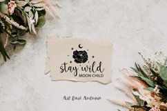 Floral moon svg bundle, Mystical svg, Moon phases svg Product Image 10