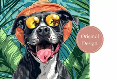 Summer Tumbler Wrap, Staffordshire Bull Terrier Tumbler Product Image 2